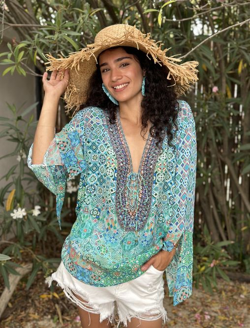 Hovedbilde Valery Vain Fanny Blouse Aquarius