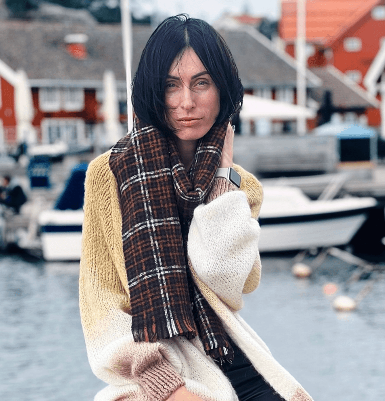 Pepper Rutet Skjerf