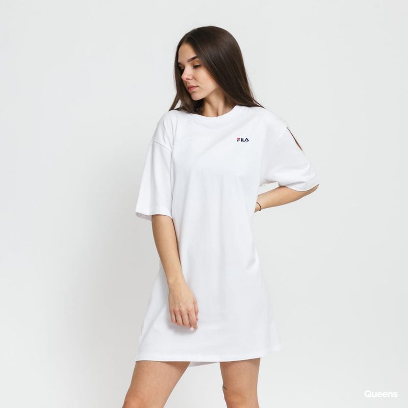 Fila Elle Tee Dress Bright White