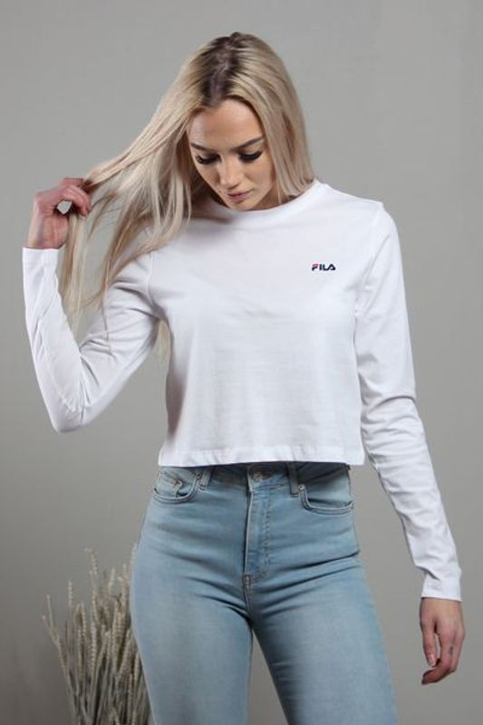 Fila Eaven Cropped Shirt Bright White
