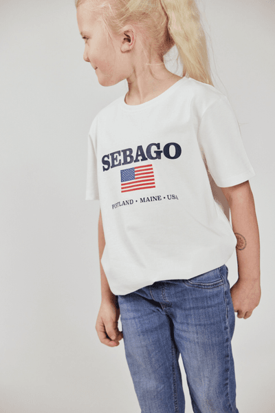 Sebago Junior T-skjorte Hvit