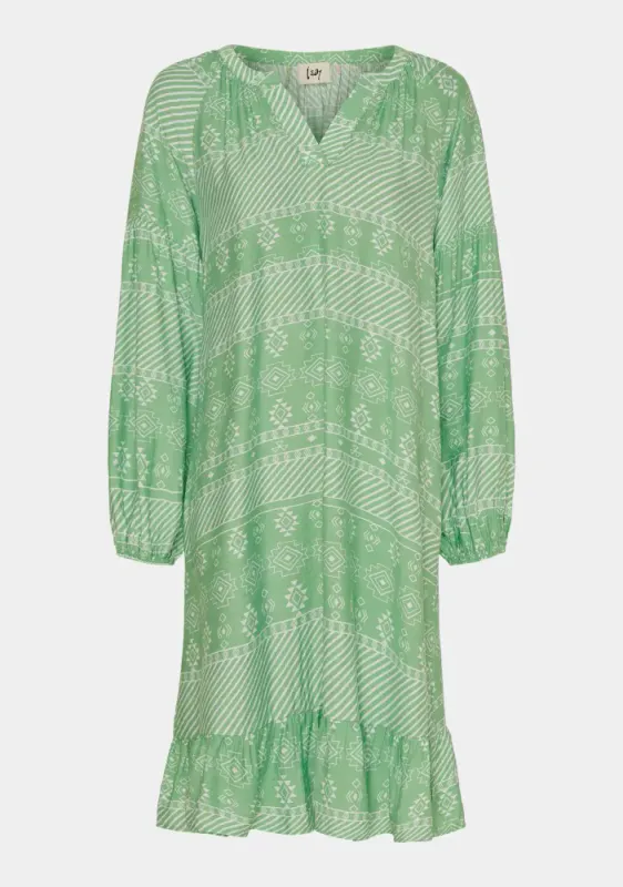 Isay Ane Flounce Dress