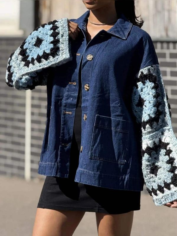 Carla Denim Embroidery Jacket