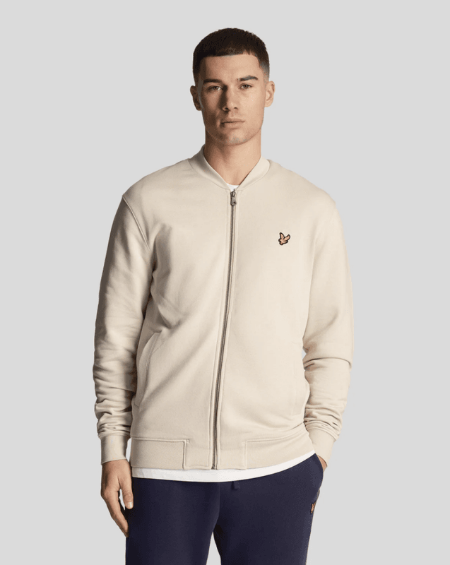 Lyle & Scott Loopback Jersey Bomberjacket Cove
