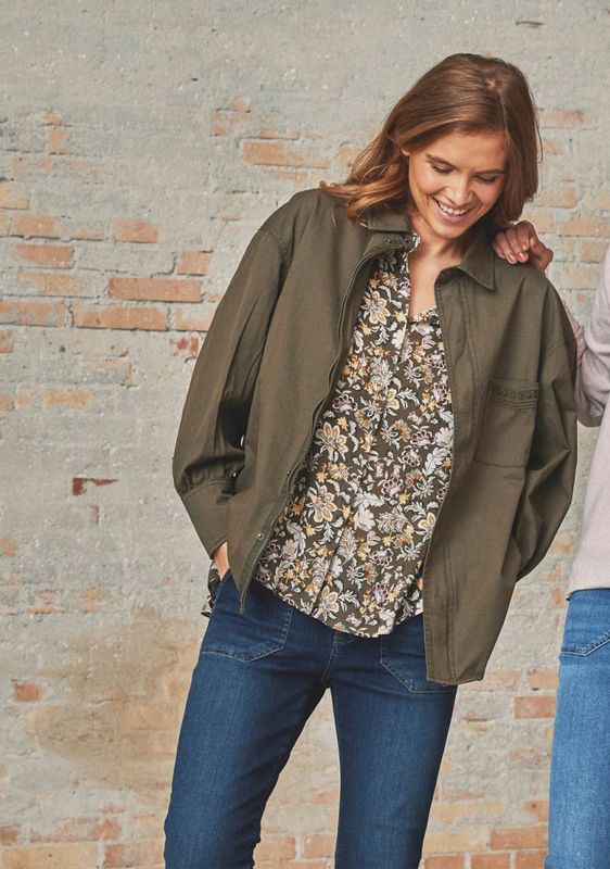 Isay Botelle Shirt Jacket Khaki