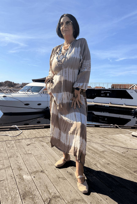 Hovedbilde Coconut Milk Inka Dress Taupe/white