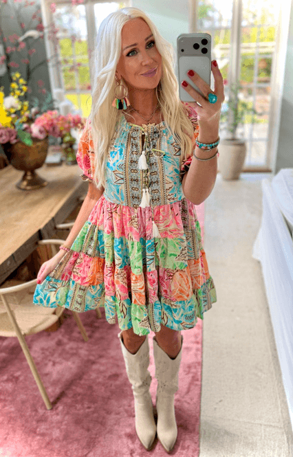 Hovedbilde Love Forever Brianna Boho Short Dress