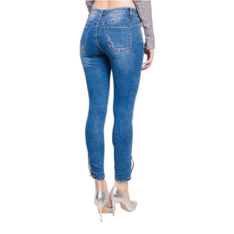 Denim Life Ripped Zip Jeans