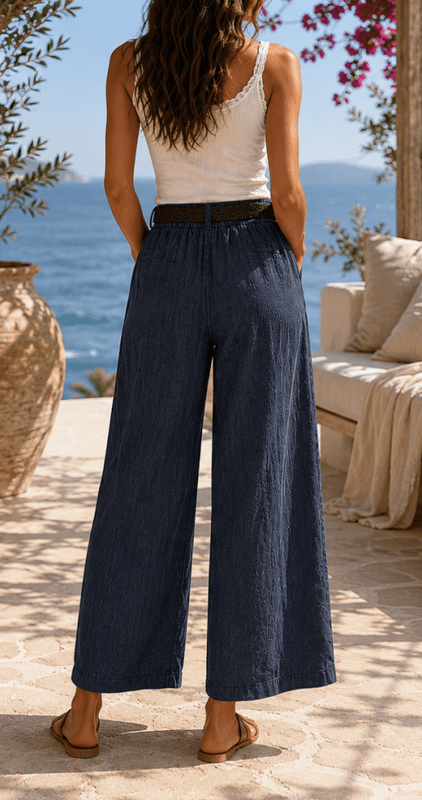 Pamela Culotte Denimbukse med Belte