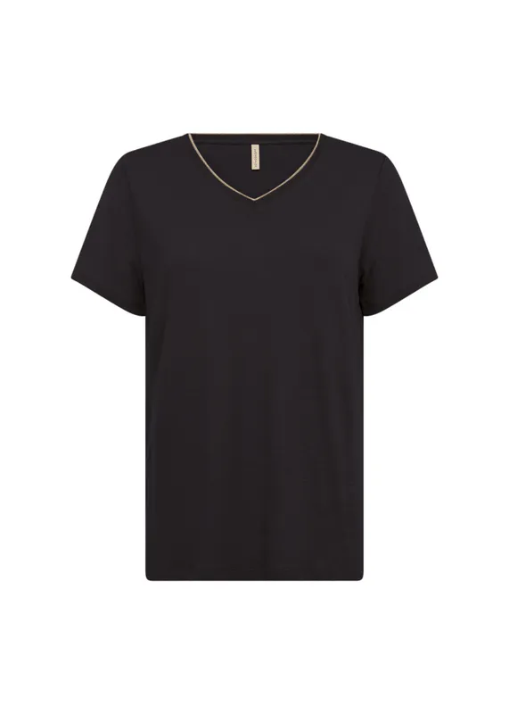 Soyaconcept Emel T-skjorte Sort