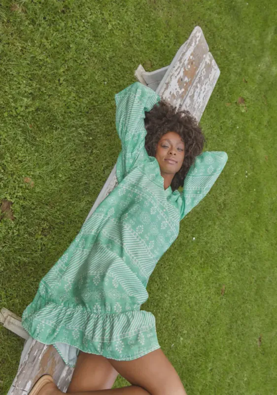 Isay Ane Flounce Dress