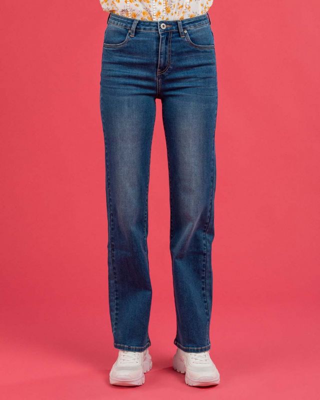 Floyd Kine Wide Jeans Medium Jeans Blue