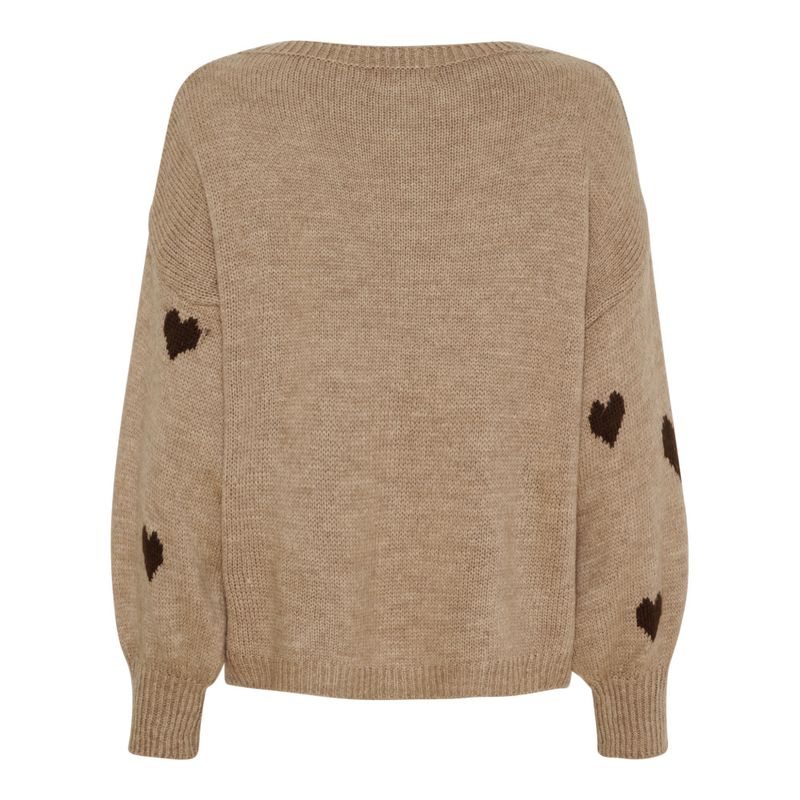 Marta DC Clover Heart Knit Fango