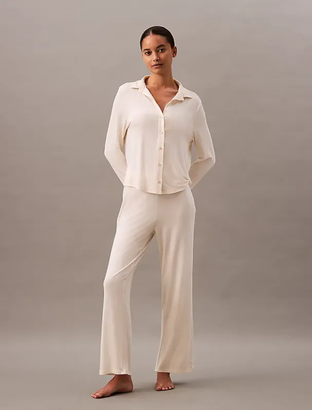 Calvin Klein Pysjamasbukser Ivory - Ultra Soft Modal