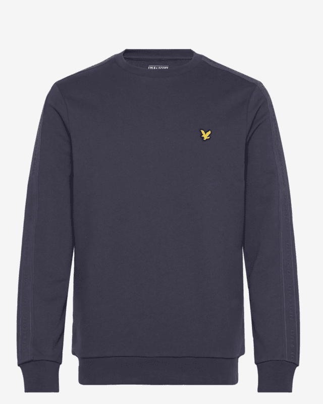Lyle & Scott Tape Crew Neck Graphite