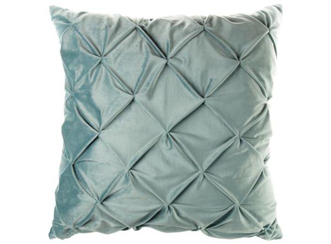 Hovedbilde Putetrekk foldede ruter aqua