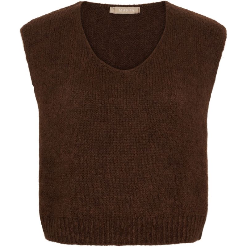 Marta DC Marlene Vest Chocolate