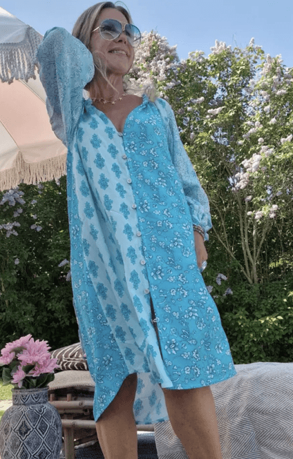 Hovedbilde Love Forever Mix Shirtdress Turquoise