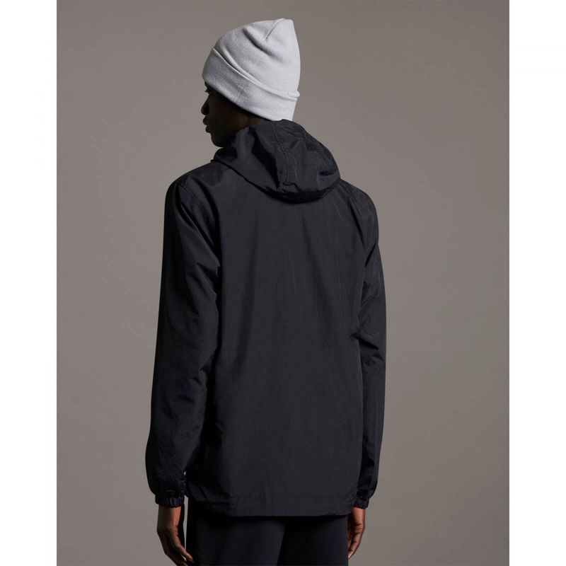 Lyle & Scott Zip Through Hooded Jacket Jet Black
