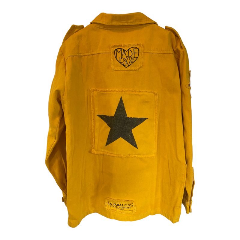 La Jabalcuza Aviator Jacket Yellow