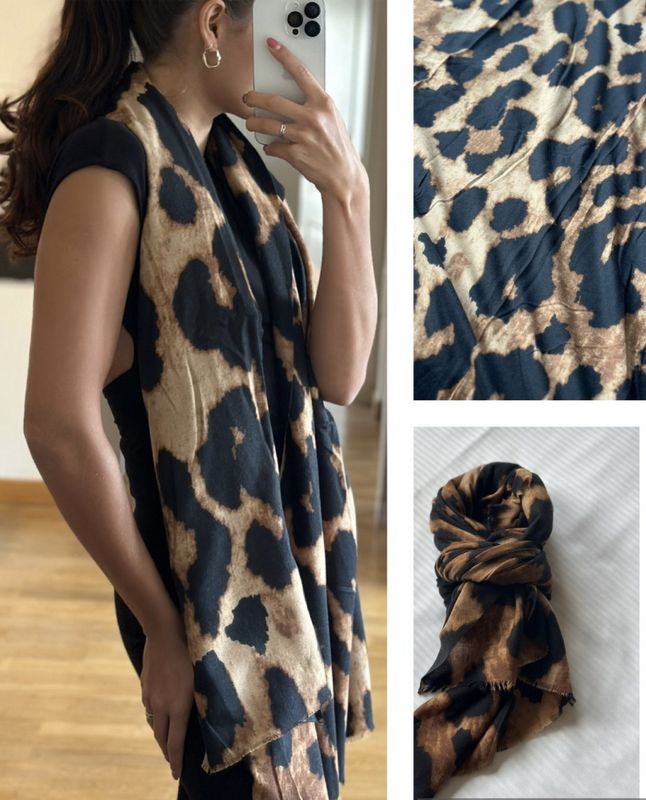 Pepper Leopard Skjerf