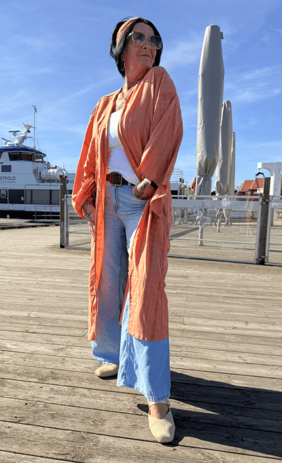 Hovedbilde Coconut Milk Kimono Mora  Salmon