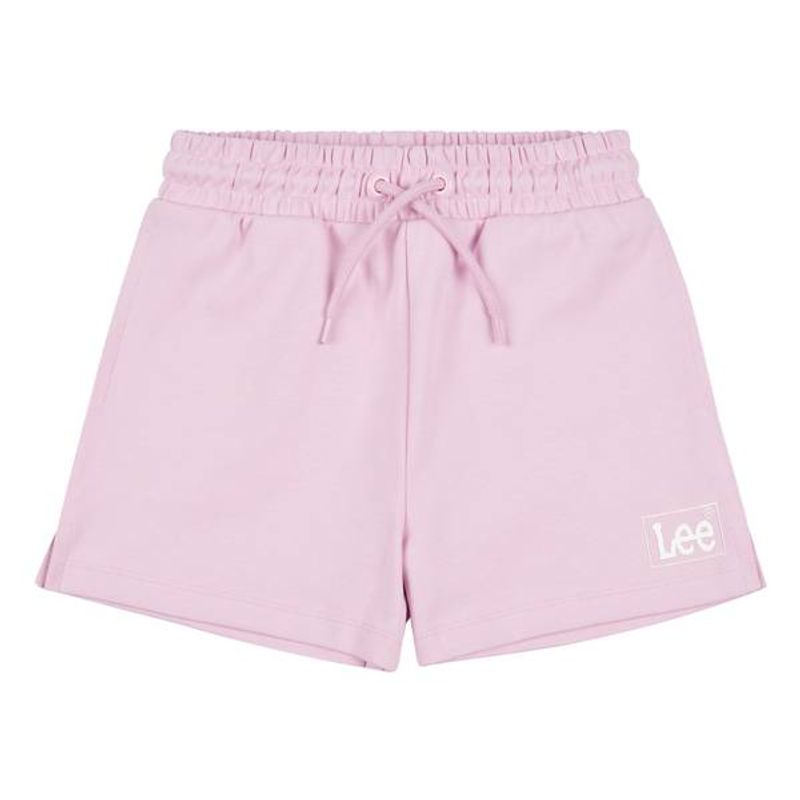 Lee Box Graphic Logo Short Pink Lavender 