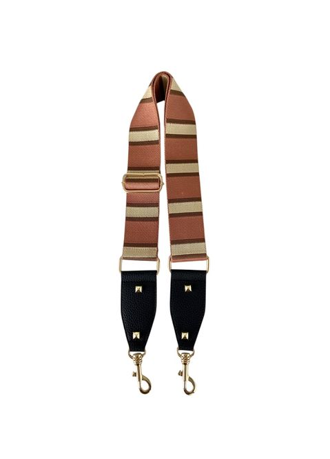 Hovedbilde Black Colour Striped Bagstrap Pepe Rosa