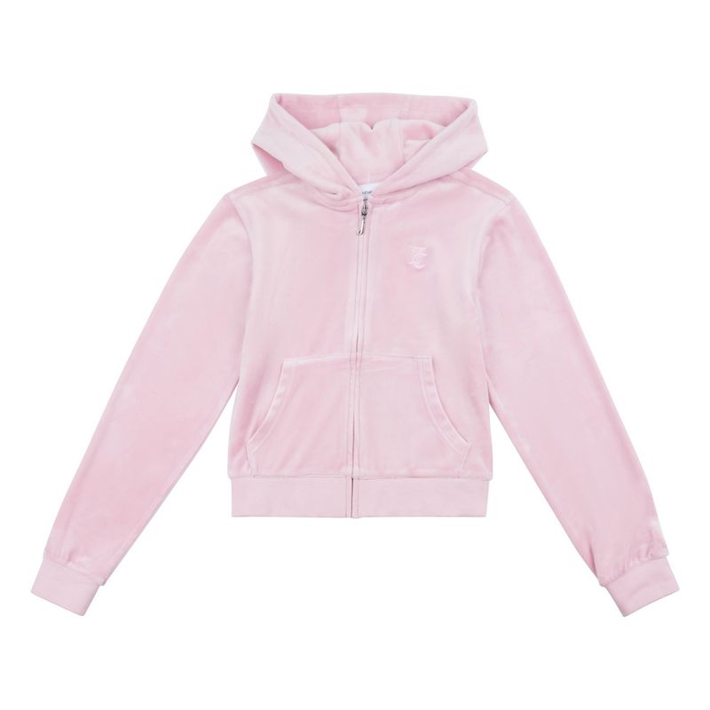 Juicy Couture Velour Zip Thru Hoodie (flere farger)