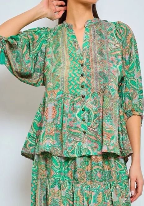Hovedbilde Qnuz Bella Bluse Green