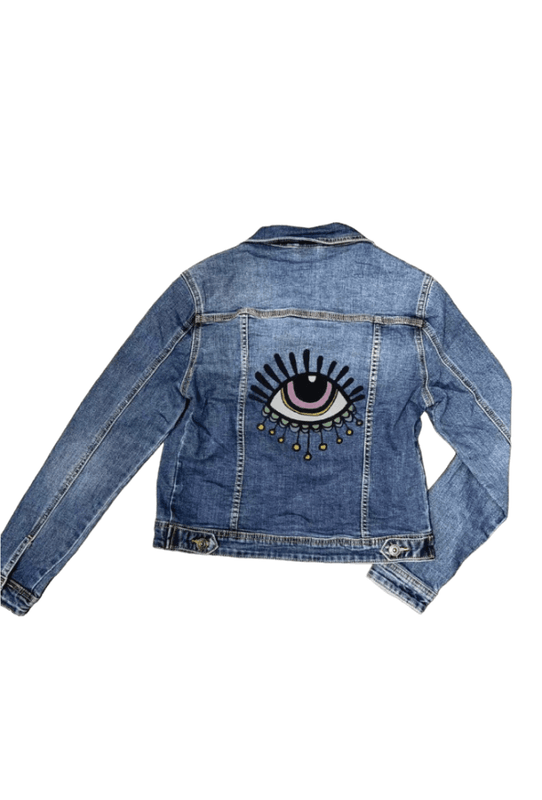 Mozzaar Eye Denim Jacket