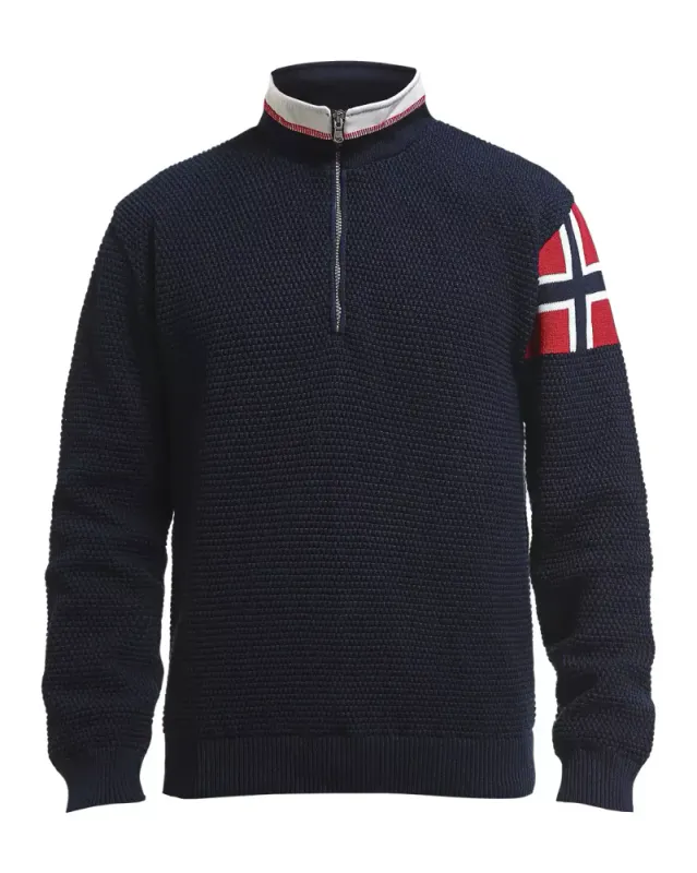 Holebrook Norwegian Flag Knitted Sweater
