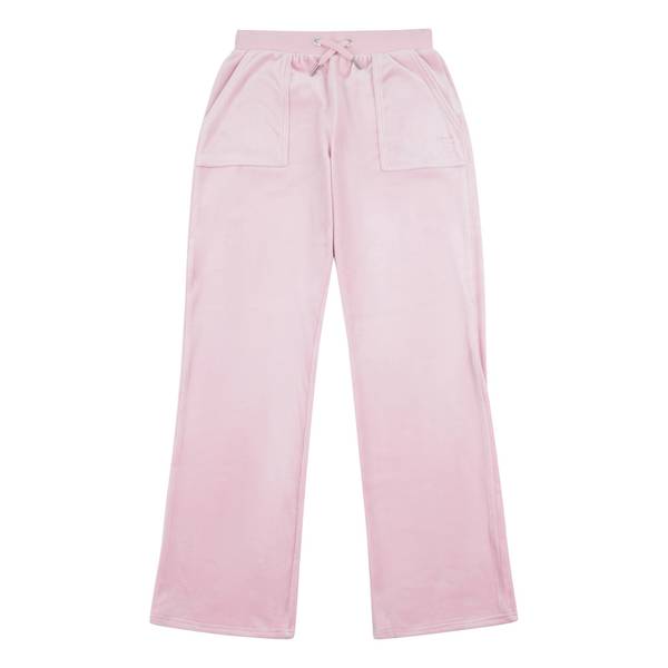 Juicy Couture Tonal Embro Velour Patch Pocket Wide Leg (flere fa