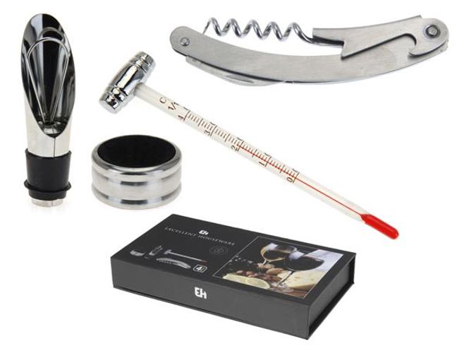 Hovedbilde Vinsett rustfritt stål gaveeske 4 deler