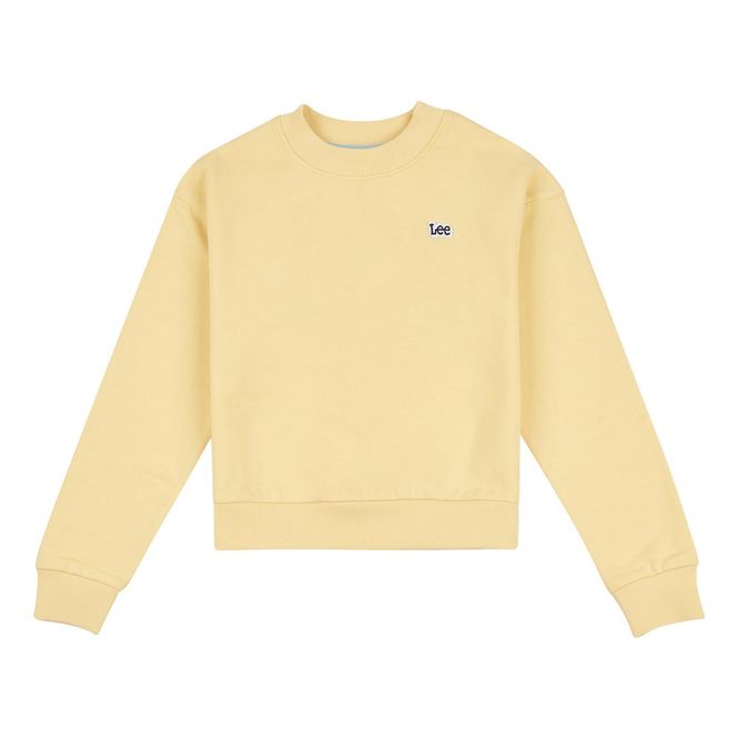 Hovedbilde Lee Badge Boxy Crew Pale Banana Jente