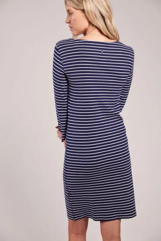 Sebago Vanja Striped Ribbed Dress