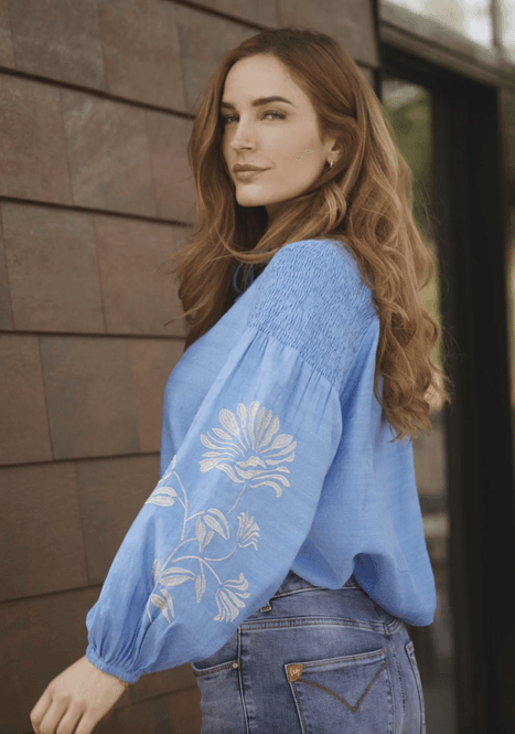 Hovedbilde Isay Elly Blouse Spring Blue