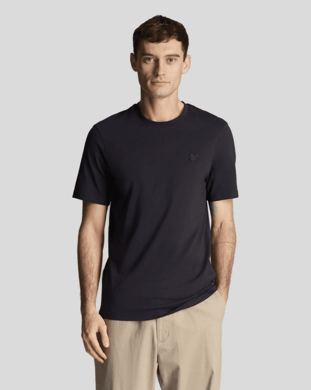 Lyle & Scott Tonal Eagle T-Shirt Dark Navy
