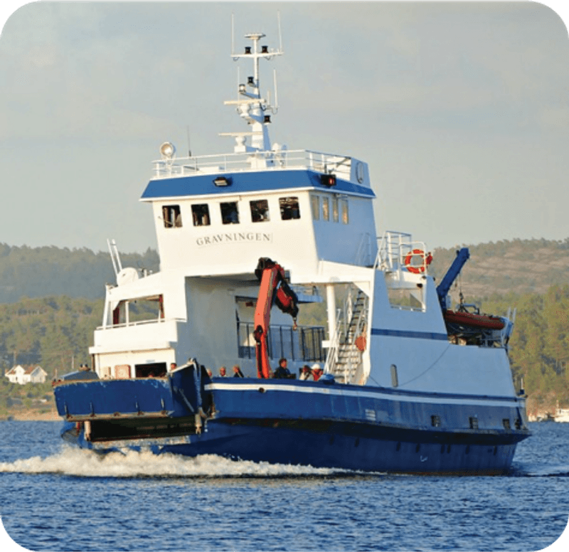 MS Gravningen Glassbrikke